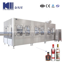 8000bph Automatic Liquid Alcohol Drink Wine Filling Machine Packing Production Line